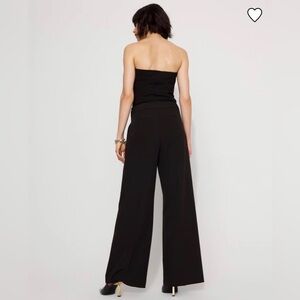 White House Black Market Black Wide-Leg Pants